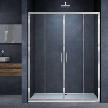 Душевая дверь в нишу Vincea Alpha VDS-3AL2170CL, 1700, хром, стекло прозрачное