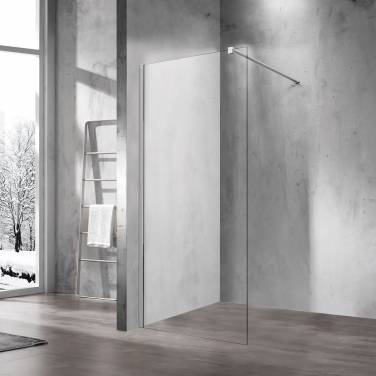 Душевая перегородка Vincea Walk-In VSW-1H110CL,1100*2000, хром, стекло прозрачное