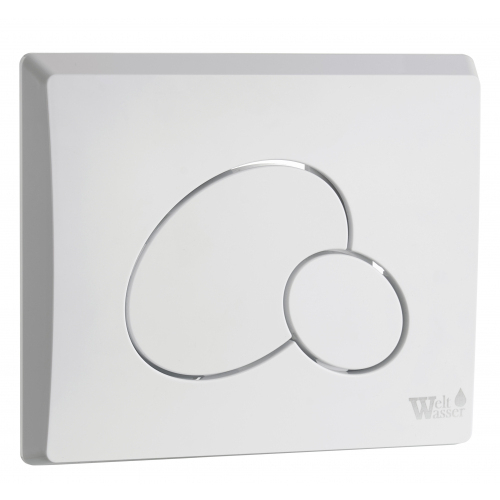 Инсталляция WeltWasser WW MARBERG 410 + RD WT кнопка белая