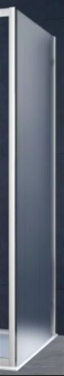 Душевая боковая стенка Vincea Alpha (VSG-3AL900MT) 90 см хром, стекло текстурное