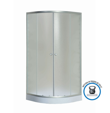 Душевой уголок Niagara NG-003-14 (800х800х1950) низкий поддон стекло МАТОВОЕ 2 места