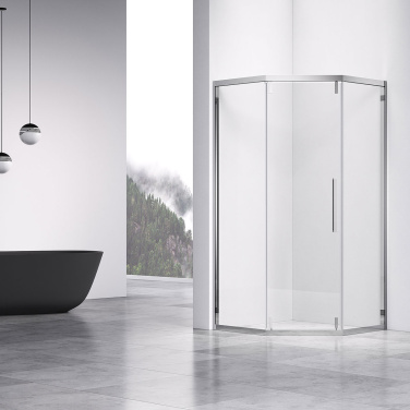 Душевой уголок Vincea Show VSP1-4SH100CL, 1000*1000, хром, стекло прозрачное