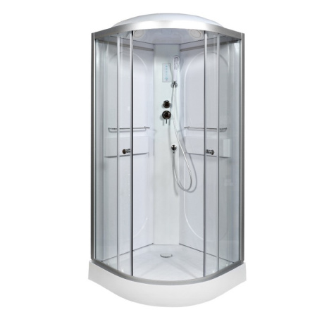 Душевая кабина DTO L 601 LED 100x100 с подсветкой