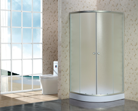 Душевой уголок Niagara NG-003-14 (800х800х1950) низкий поддон стекло МАТОВОЕ 2 места