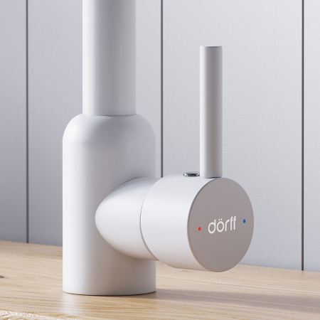 Смеситель для кухонной мойки Dorff Logic D3007033 Белый Смеситель для кухонной мойки Dorff Logic D3007033 Белый