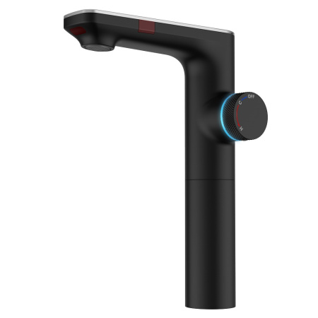Смеситель для раковины Berges MORANS сенсорный высокий, черный матовый(076004)