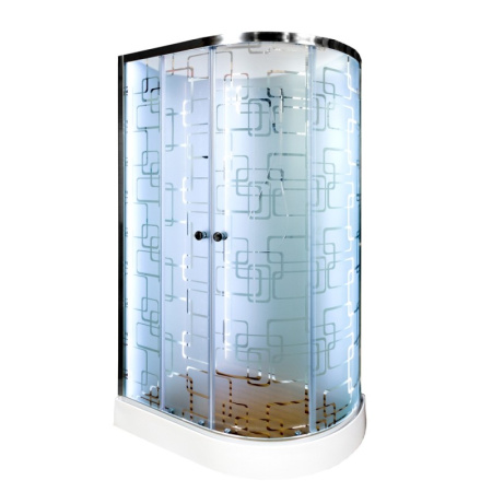 Душевая кабина DTO EM 1512 L N LED 120х80