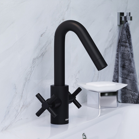 Смеситель для раковины Damixa RedBlu Neo Classic 240210000 Черный