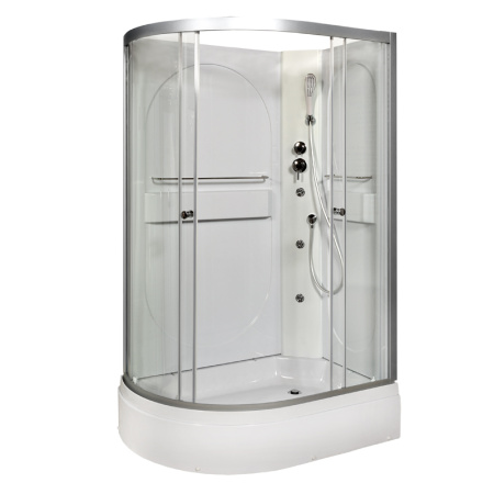 Душевая кабина DTO L 520 R N GM 120x80 с гидромассажем