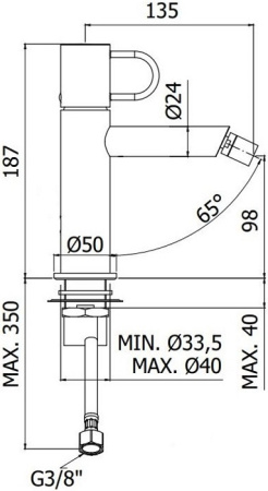 Смеситель Paffoni Joker JK131CR