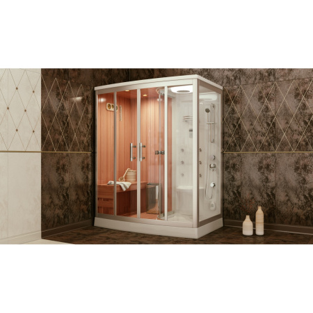 Душевая кабина с сауной Frank F-917 L 170x112