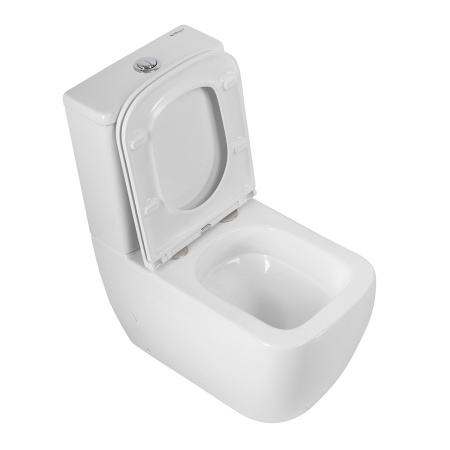 Унитаз BelBagno LUCE-TOR BB2197CP-TOR/SC/BB2197T безободковый со смывом TORNADO