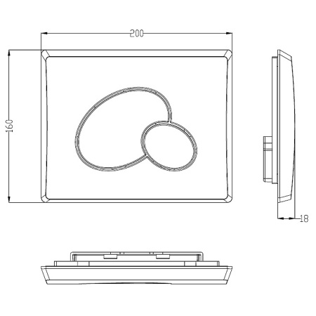 Комплект (инсталляция+унитаз+кнопка) WeltWasser MARBERG 410 + BAARBACH 004 GL-WT + MAR 410 RD