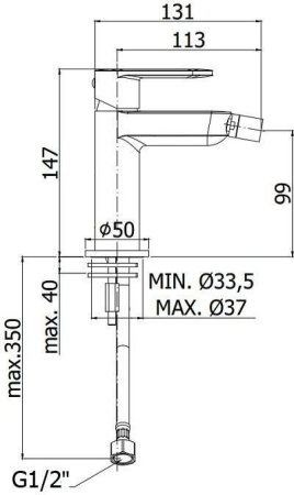 Смеситель Paffoni Candy CA131CR Смеситель Paffoni Candy CA131CR