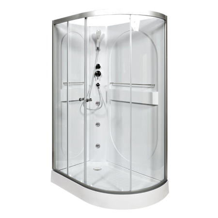 Душевая кабина DTO L 602 L N GM 120x80 с гидромассажем