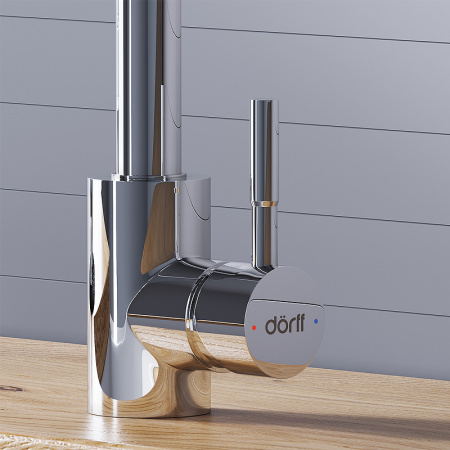 Смеситель для кухонной мойки Dorff Logic D3007500 Хром