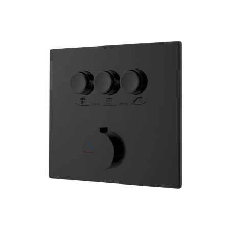 Смеситель для душа Vincea VSCV-431MB трехфункциональный, черный