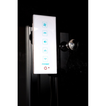 Душевая кабина DTO B 90S EL BLACK 90x90 с электрикой