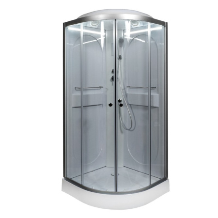 Душевая кабина DTO L 601 LED 100x100 с подсветкой