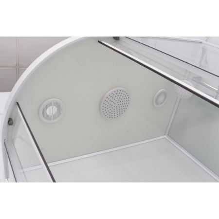 Душевая кабина Frank F418L White 100x80 без крыши Душевая кабина Frank F418L White 100x80 без крыши