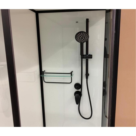 Душевая кабина Frank F412/1R Black 120x80