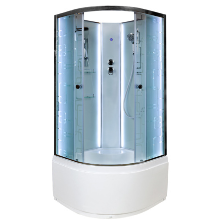 Душевая кабина DTO EM 4580 N LED стандартная 80х80