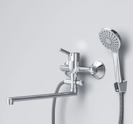 Смеситель для ванны AM.PM X-Joy F85B90100 универсальный Хром