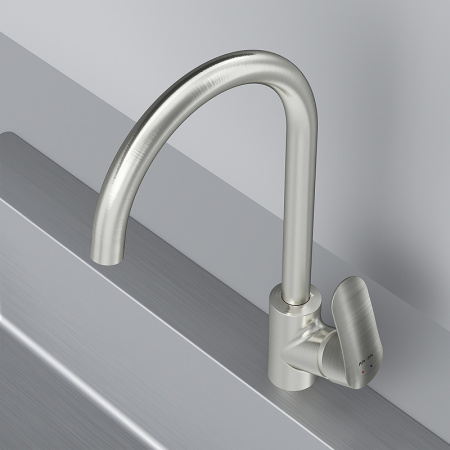 Смеситель для кухонной мойки AM.PM Like F8007111 Сатин