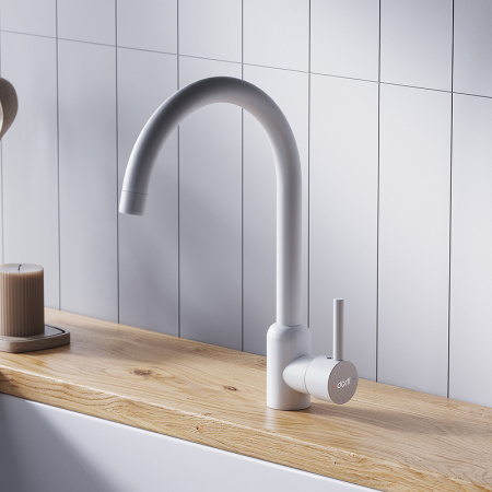 Смеситель для кухонной мойки Dorff Logic D3007033 Белый Смеситель для кухонной мойки Dorff Logic D3007033 Белый