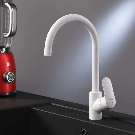 Смеситель для кухонной мойки AM.PM Like F8007133 Белый Смеситель для кухонной мойки AM.PM Like F8007133 Белый