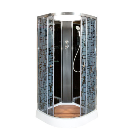 Душевая кабина DTO BM 1590 N BLACK 90x90 Душевая кабина DTO BM 1590 N BLACK 90x90