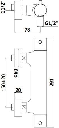 Смеситель Paffoni Light LIQ168ENO