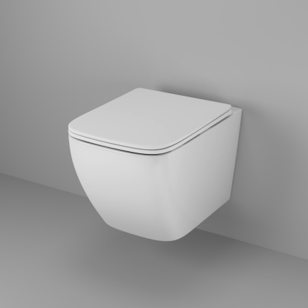 Унитаз Grossman Thin Rim GR-5603S (520х365х345) тонкий ободок,белый с тонкой крышкой,микролифт,1 место