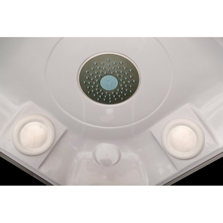 Душевая кабина DTO L 801 EL BLACK 100x100 с электрикой Душевая кабина DTO L 801 EL BLACK 100x100 с электрикой