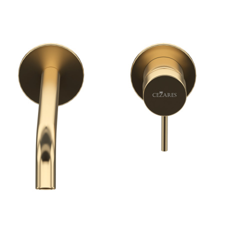 Смеситель CEZARES LEAF LEAF-BLI2-L-SR золото