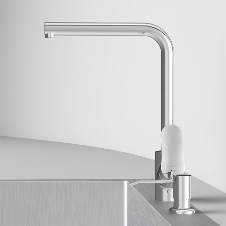 Смеситель для кухонной мойки AM.PM Like F8005D00 с дозатором Хром