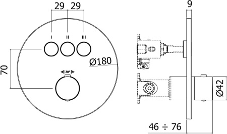 Смеситель Paffoni Compact Box CPT019CR