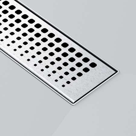 Трап для душа Am.Pm MasterFlow 40 W01SC-P11-040-01SB с решеткой Хром матовый Cut Gradient