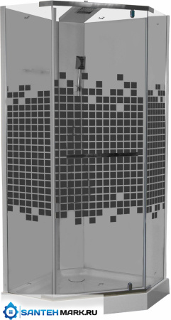 Душевая кабина Ceruttispa Chika без крыши Душевая кабина Ceruttispa Chika без крыши
