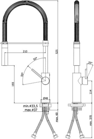 Смеситель Paffoni Light LIG179CRNO