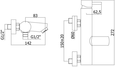 Смеситель Paffoni Stick SK022CR