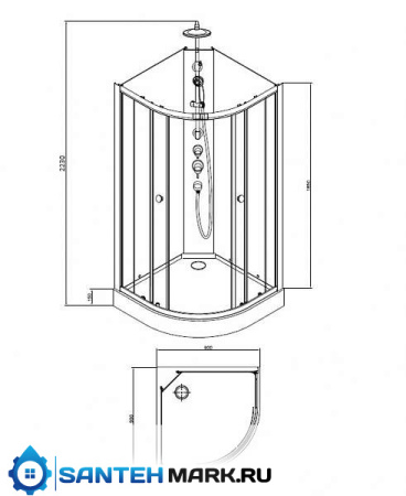 Душевая кабина BandHours Nova