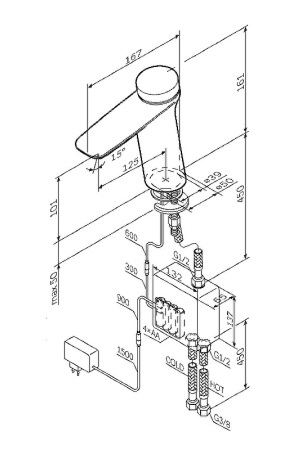Смеситель для раковины AM.PM Inspire 2.0 TouchReel F50A02400 Хром
