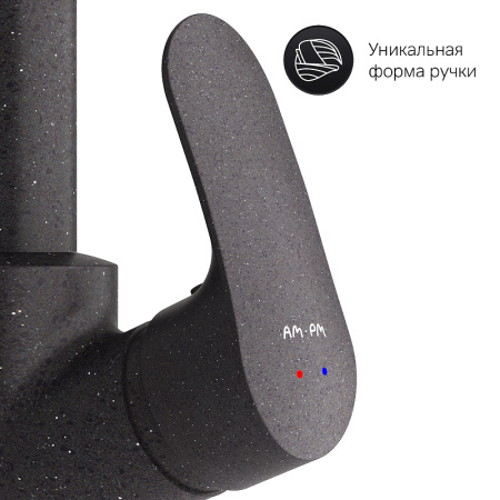 Смеситель для кухонной мойки AM.PM Like F8007122 Черный