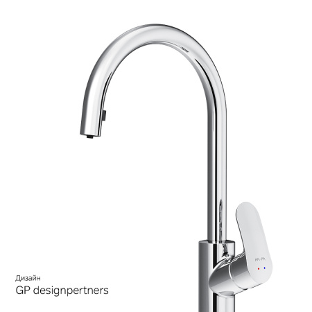 Смеситель для кухонной мойки AM.PM Like F8012000 Хром