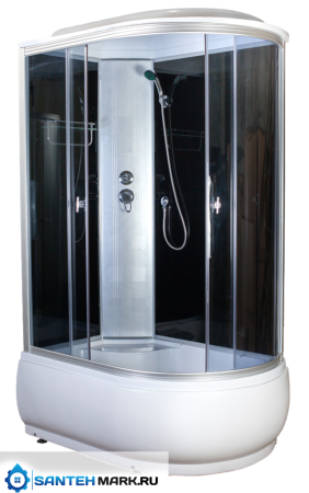 Душевая кабина Aquapulse 4106C L/R grey black Душевая кабина Aquapulse 4106C L/R grey black