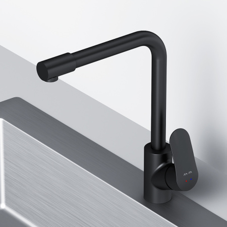 Смеситель для кухонной мойки AM.PM Like F8005722 Черный