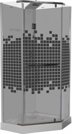 Душевая кабина Ceruttispa Chika без крыши Душевая кабина Ceruttispa Chika без крыши