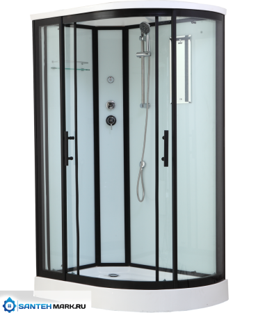 Душевая кабина Timo Standart T-6602 Black L 120x85 Душевая кабина Timo Standart T-6602 Black L 120x85