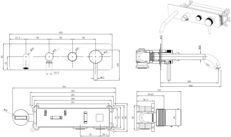 Смеситель Allen Brau Priority 5.31A06-BN (с внутренней частью) никель браш